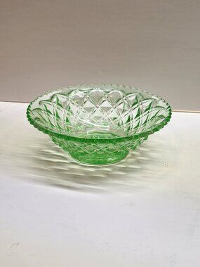 Indiana Glass green dish